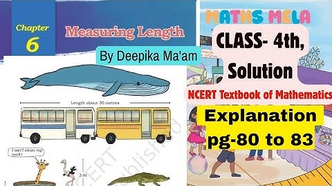 Class - 4th| chapter -6|Measure the length | New NCERT book maths Mela| KVS book
