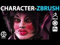 Sculpting Female Face ZBrush/girl face zbrush/zbrush character timelapse/zbrush character design/Art