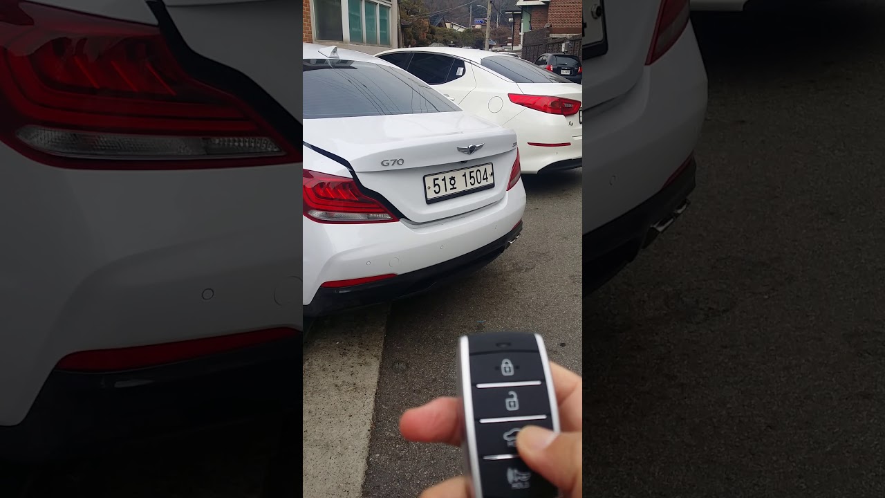 Hyundai Genesis G70 Power Trunk YouTube