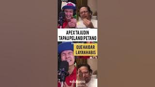 APEX TAJUDIN NYANYI LAGU PELANGI PETANG | QUE HAIDAR LAYAN PENUH PENGHAYATAN #PelangiPetang