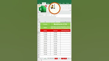 How to calculate working hours #shortsfeed #shorts