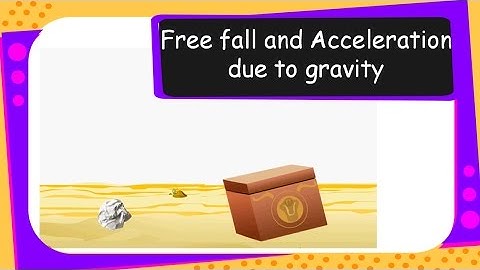 Science -  Free falling objects – Do heavy objects fall faster  (Gravitation - Part 4) – English