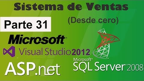 Sistema de Ventas Visual Studio - SQL Server 2008 (31-32) - Agregar Detalle de venta
