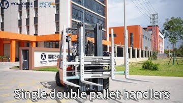 Single double pallet handlers