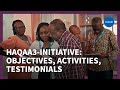 HAQAA3 Initiative Objectives Activities Testimonials