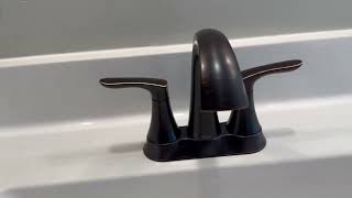 Moen Eva Oil Rubbed Bronze Two Handle Centerset Lavatory Faucet Review