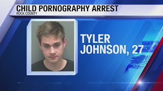Janesville man arrested on child pornography charges
