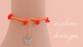 Simple and easy bracelet ❤️❤️#beautiful #unique #handmade #new design #mahnodesign #1millionverws