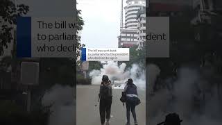 Kenyan police fire tear gas at protesters