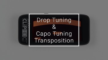 StroboClip HDC | Tune Screen | Drop Tuning & Capo Tuning Transposition