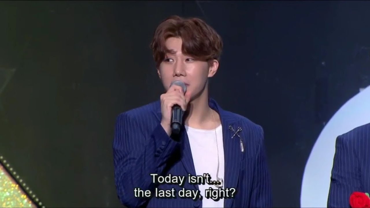 Infinite Sunggyu ending ment Infinite Rally 3 ENG SUB