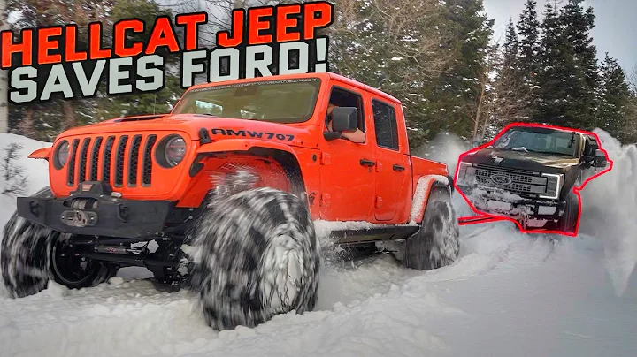 My Hellcat Jeep Gladiator Saves a Ford Truck From ...