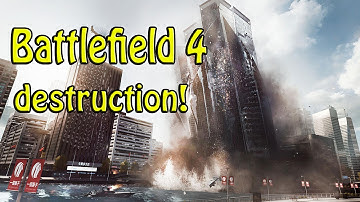 battlefield 4 - shanghai levolution collapse - slow motion