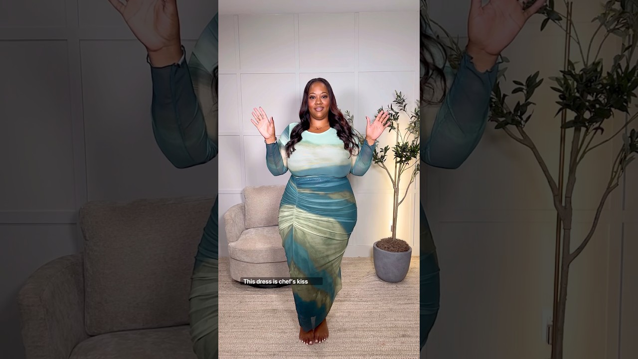 Примеряю вирусное платье Amazon на 18-м размере! Автор оригинального поста @whatsmitafound #pluss...