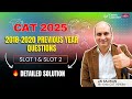 CAT 21-Day Bootcamp (Day 2) | CAT Previous Year Questions Solved (2018-2020) | Jai Sajwan #cat2025