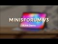 Minisforum v3 vlink demo