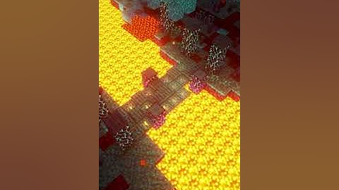 Minecraft  How to Build a Warped Nether Bridge #1