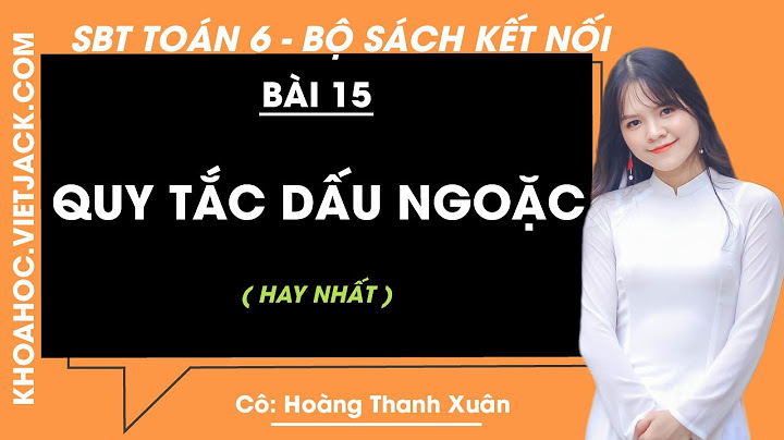 Vở bài tập toán lớp 6 bài 15 năm 2024