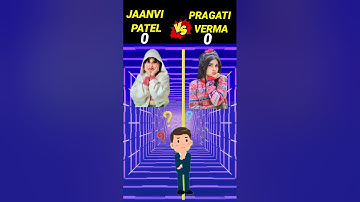 jaanvi Patel vs Pragati Verma comparison video #Shorts #viral #ytshorts
