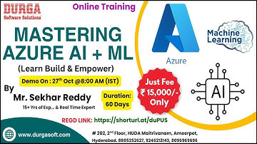 Mastering AZURE AI + ML Online Training @ DURGASOFT