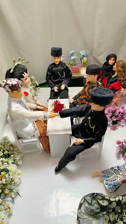 PERNIKAHAN BARBIE NINGSIH & MAS IPAN PART 1 #funny #barbieningsih #barbie #pernikahanbarbie #shorts