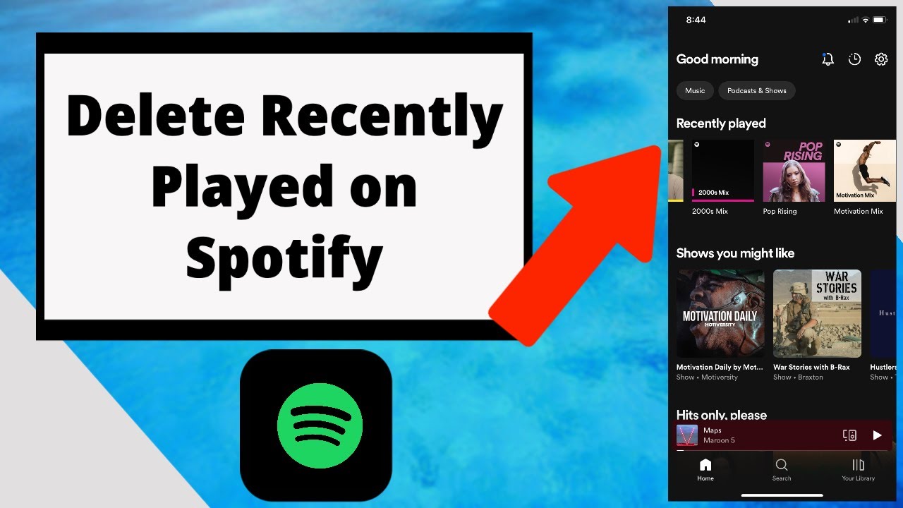 How To Delete Recently Played On Spotify YouTube