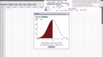 Using StatCrunch to Solve Applications of the Normal Distribution (Part 1: Finding Probabilities)