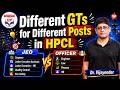 Different GTs for Different Posts in HPCL for JEO & Officer | Engineer, JE-HR , QC, FS, Finance, Law
