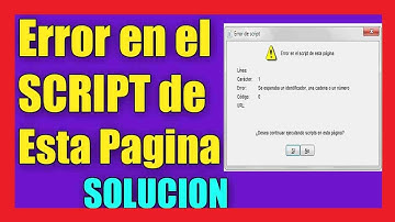 Error en el Script de esta Pagina I Solución 2025