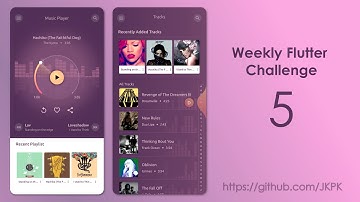 Weekly Flutter Challenge 5 - Music Player UI