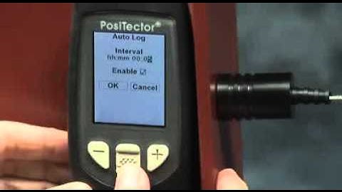 DeFelsko PosiTector DPM Standard - Auto Log Demonstration