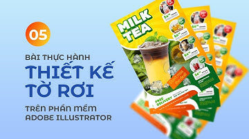 Thiết kế tờ rơi bằng Adobe Illustrator