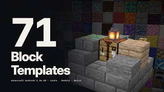 71 Custom Block Templates for Minecraft Bedrock 1.26.40