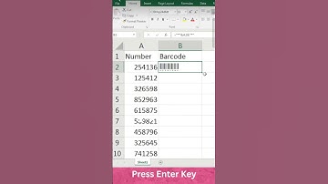 Barcode tricks and tips #shorts #excel #viral  #trendingshorts #youtubeshorts #new #exceltutories