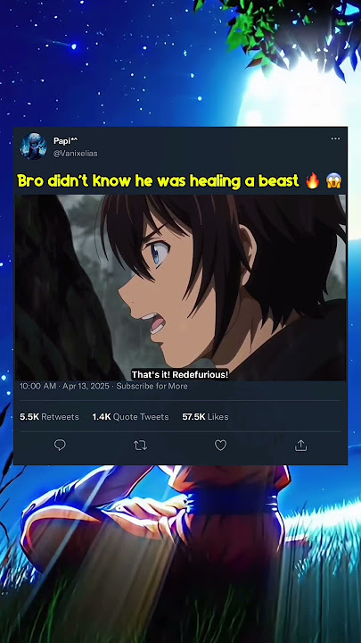 Bro created a beast 🔥 😱 #anime #animeshorts