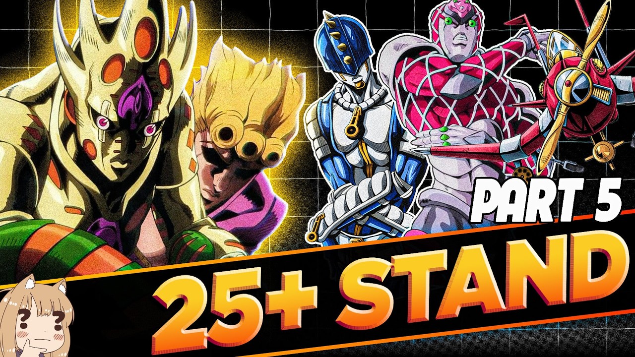 TỔNG HỢP TOÀN BỘ STAND PHẦN GOLDEN WIND - JOJO'S BIZARRE ADVENTURE