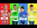 Last To STOP Eating Their COLORED Food WINS $10,000 Challenge!!