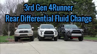 #3rdgen4runner #differentialfluidchange #4runnermaintenance how to
change the rear differential fluid in a 3rd gen 4runner. this is part
1 of 3 series...