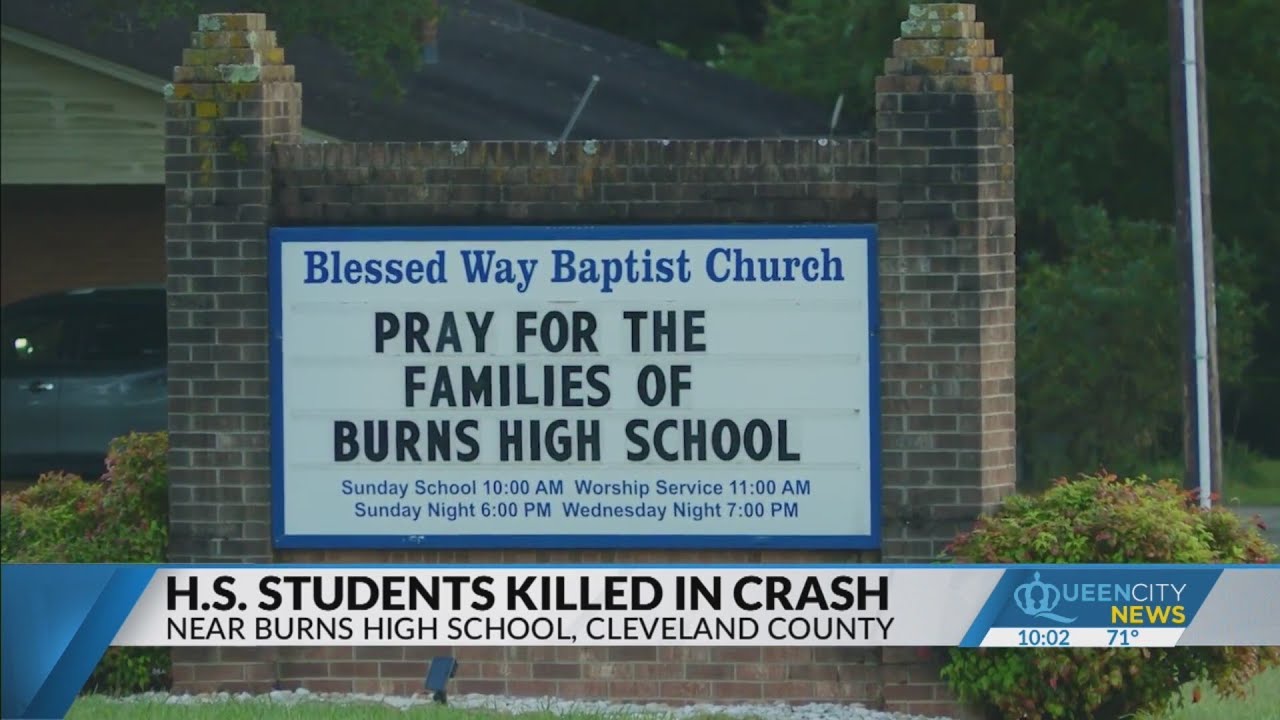 Two Burns High School students dead after Cleveland County wreck YouTube