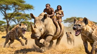 Life 8.5 Million Years Ago | Prehistoric Tribe Cornered by Giant Hyenas