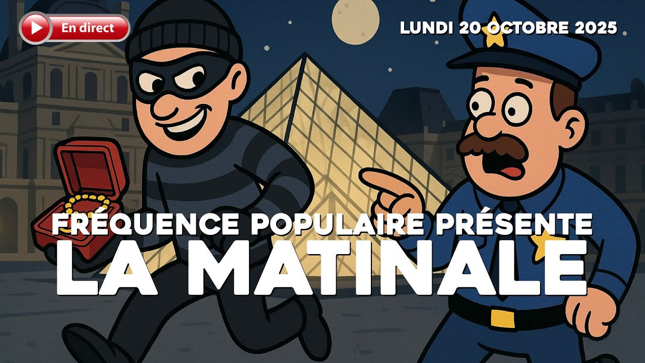 Louvre, La guerre douanière, Gaza : l’actu brûlante dans la Matinale FP du 20/10/2025