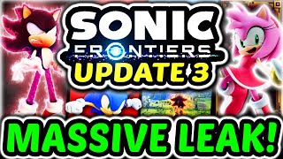 Sonic Frontiers DLC Update 3 More NEW Footage LEAKED, Seizure Glitches Make  A Return?! 