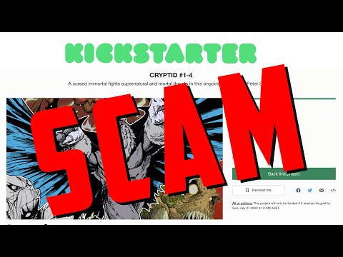 Kickstarter SCAMMERS TARGET Comicsgate!!! Attempt to fleece unsuspecting backers