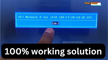 EFI Network 0 for IPv6 // efi network 0 for ipv4/ipv6 boot failed Lenovo - boot failed