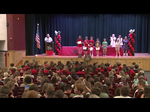 Wolcott Street School 2025 4th-6th grade Awards Assembly