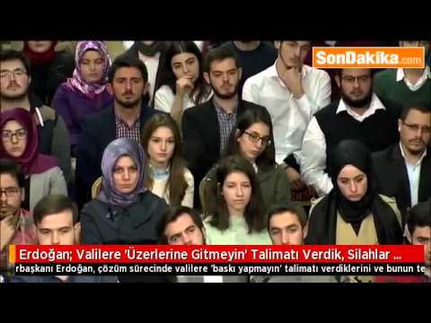 Erdoğan  Valilere ’Üzerlerine Gitmeyin’ Talimatı Verdik, Silahlar O Zaman Geldi.mp4