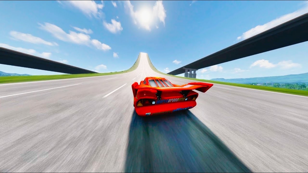 🔥1 HOUR🔥 Instant 500 - 1500 MPH Acceleration Test: Can Any Pixar Cars Handle This? 🔥💥 | BeamNG Drive