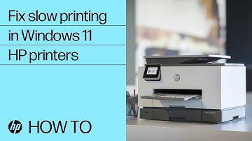 How to fix slow printing in Windows 11 | HP Printers | HP Support