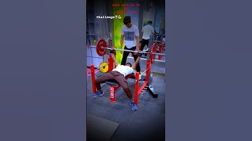 Bench press challenge video😱🇮🇳 #india #shorts #video #viral #training #challenge #video #youtube