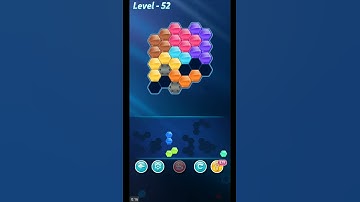 BLOCK HEXA PUZZLE LEVEL 52 ANSWERS REGULAR B LEVEL PACK